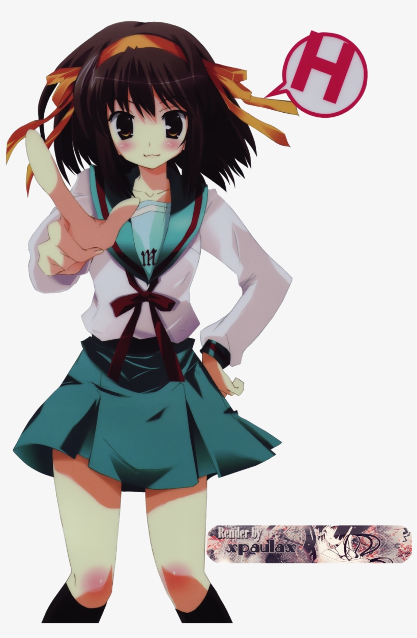Renders Suzumiya Haruhi - Render, transparent png #2687666