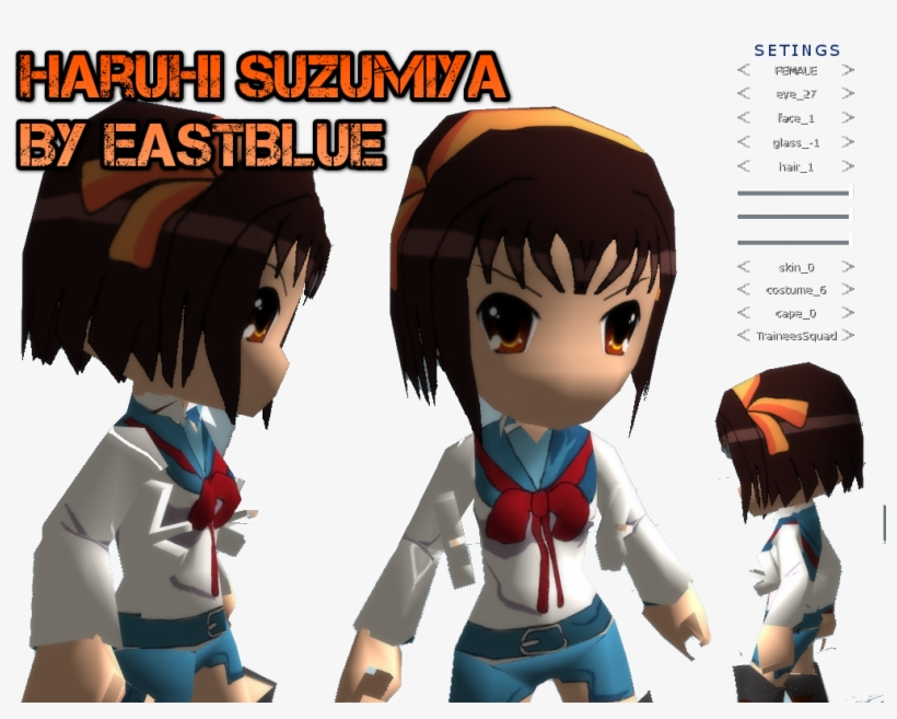 [public] {haruhi Suzumiya} - Cartoon, transparent png #2687808