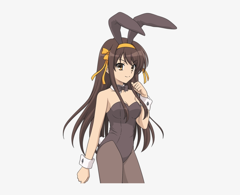 Del "aburrimiento De Haruhi Suzumiya" Y Otras Escenas - Haruhi Suzumiya Conejita, transparent png #2687859