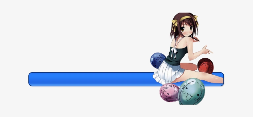 Suzumiya Haruhi No Yuutsu Es Un Ejemplo, Ya Que Existen - Obras Maestras Del Anime, transparent png #2688042