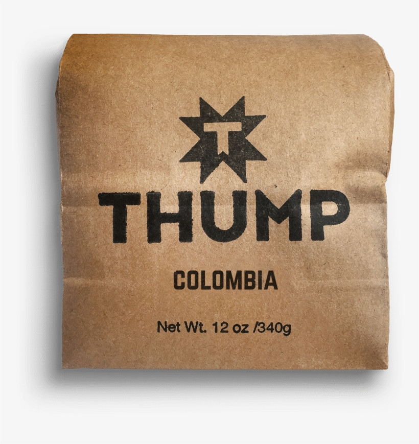 Colombia Yolando Mocoas - Thump Coffee Logo, transparent png #2688358