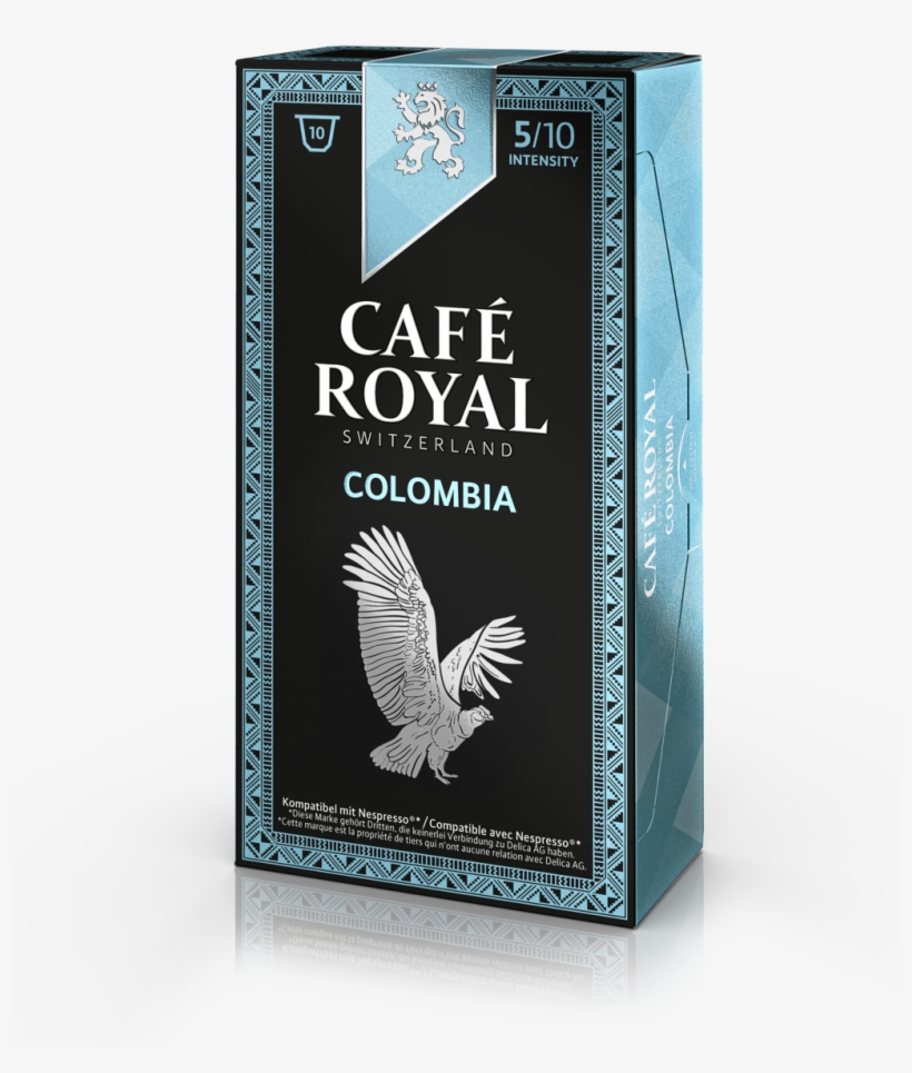 Colombia Single Origin Coffee Capsules - Café Royal, transparent png #2688444