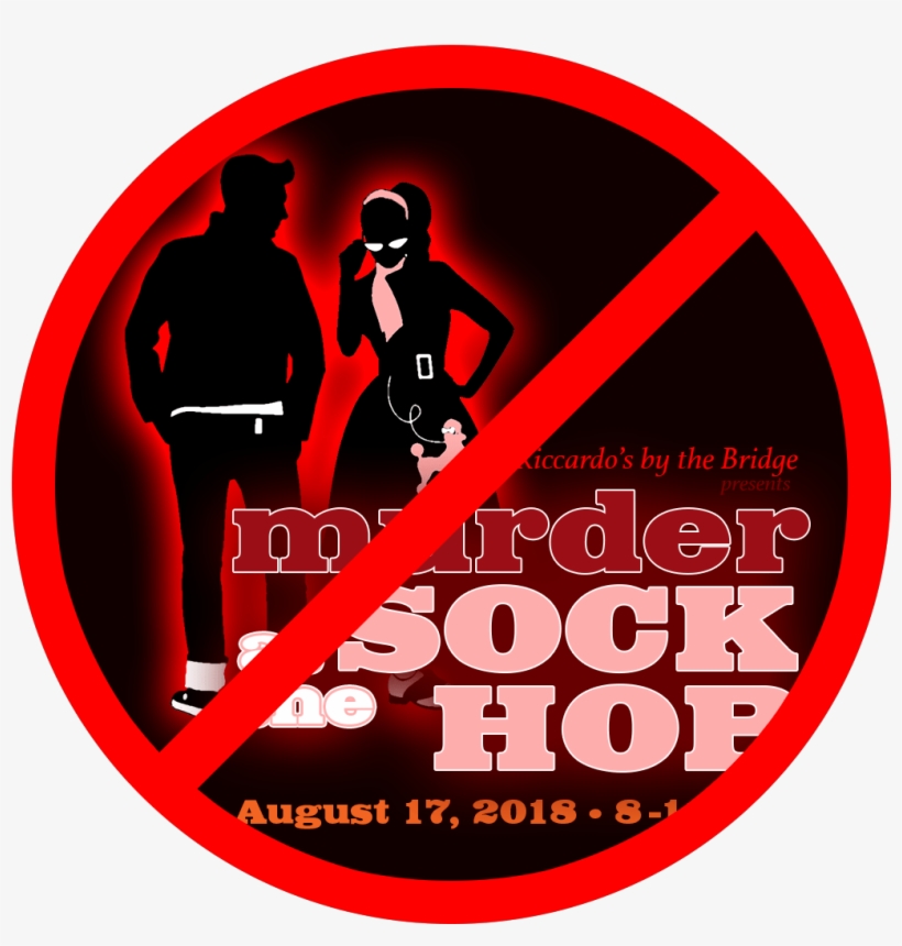 Murder At The Sock Hop - Beistle 50's Silhouettes, 34-inch And 361/2-inch, Black/white, transparent png #2688521