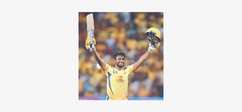 Ambati Rayudu 100 In Ipl 2018, transparent png #2689307