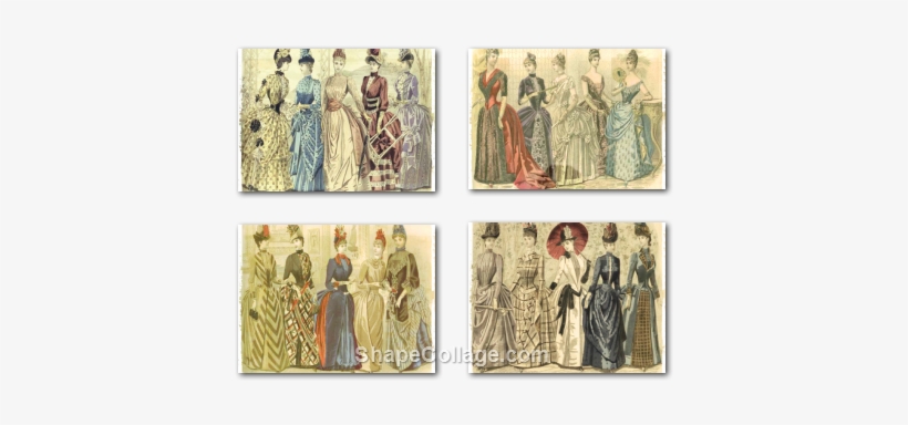 Vintage Collage Sheet Free - Collage, transparent png #2689827