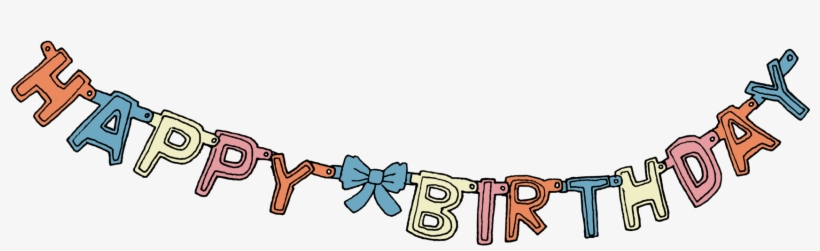 Birthday Garland - 【tattly/タトリー】タトゥーシール タトゥリー2 輸入雑貨【メール便ok】, transparent png #2689856