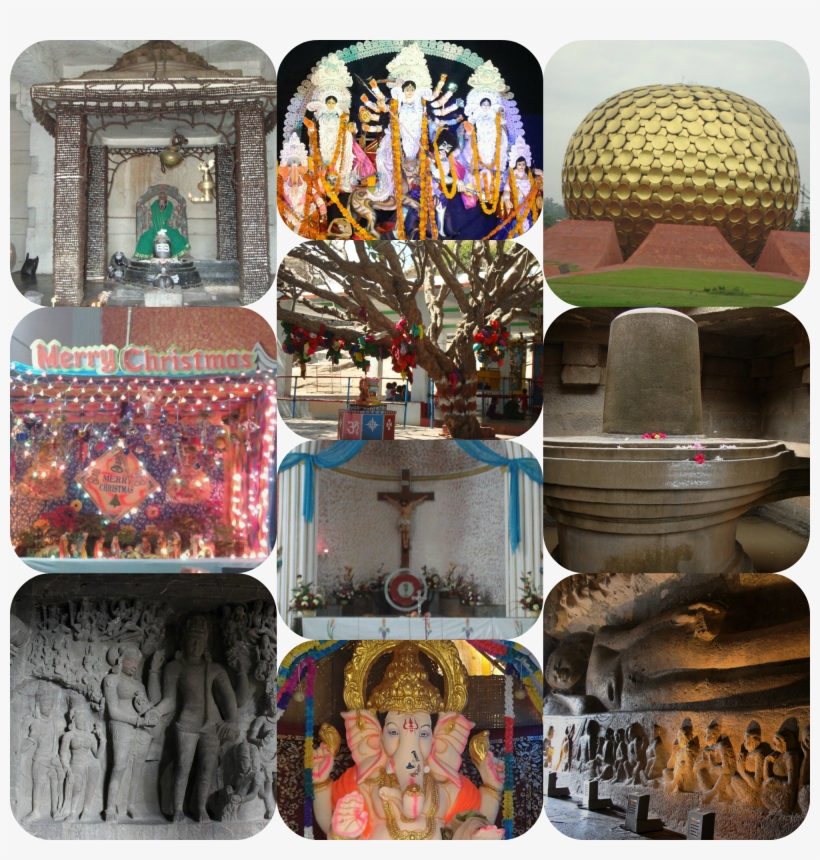 Picmonkey Collage - Matrimandir, transparent png #2690386