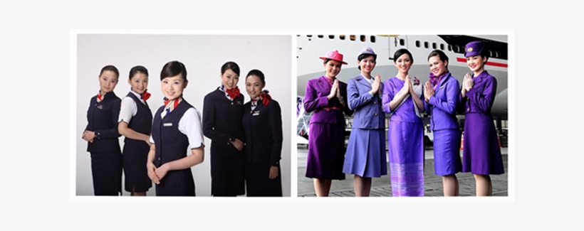 The Airline Which I Desire To Get It Is Thai Airways - Thai Air Hostess Png File, transparent png #2690606