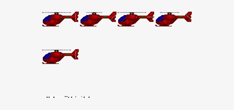 In Fireworks, Selected The Background With The Selection - 8 Bit Helicopter Sprite, transparent png #2690762