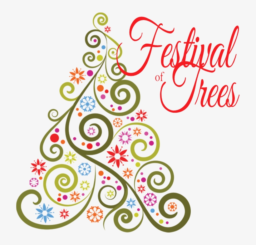 Festival Clipart Round - Wacky Christmas Tree Drawings, transparent png #2690936