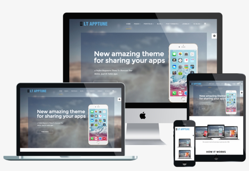 Lt Apptune Joomla Template Responsive - Responsive Web Design, transparent png #2690962