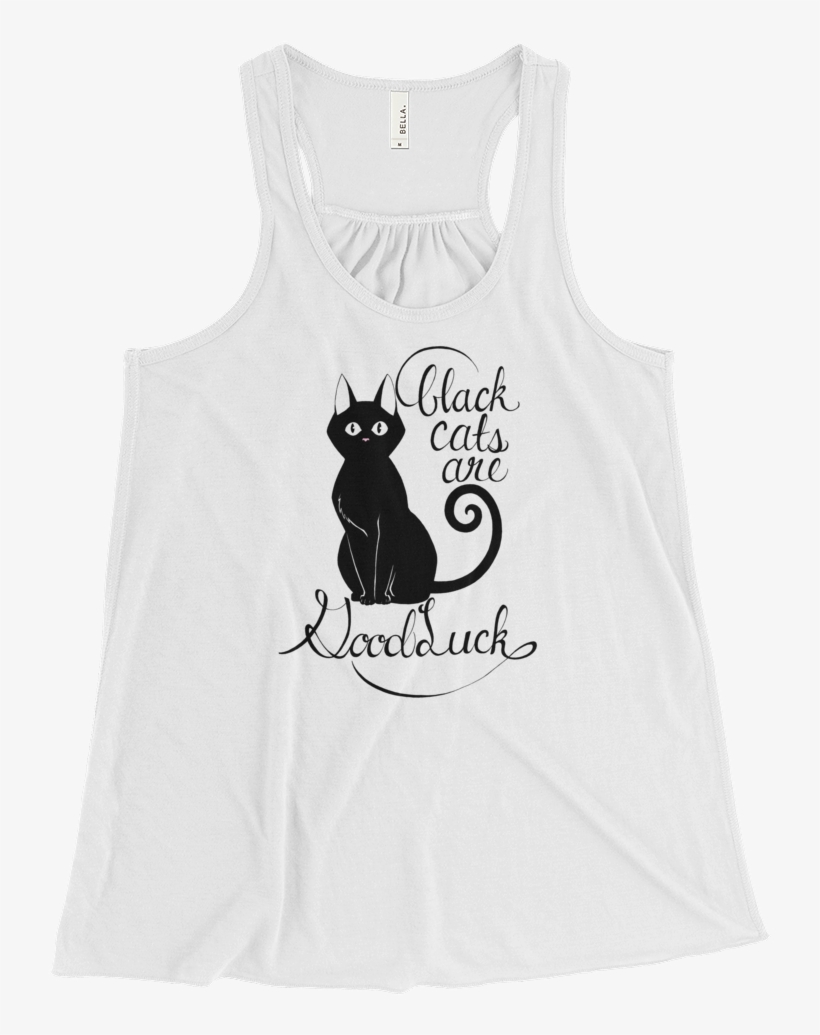 Image Of Black Cats Are Good Luck- Women's - Black Cat, transparent png #2691142