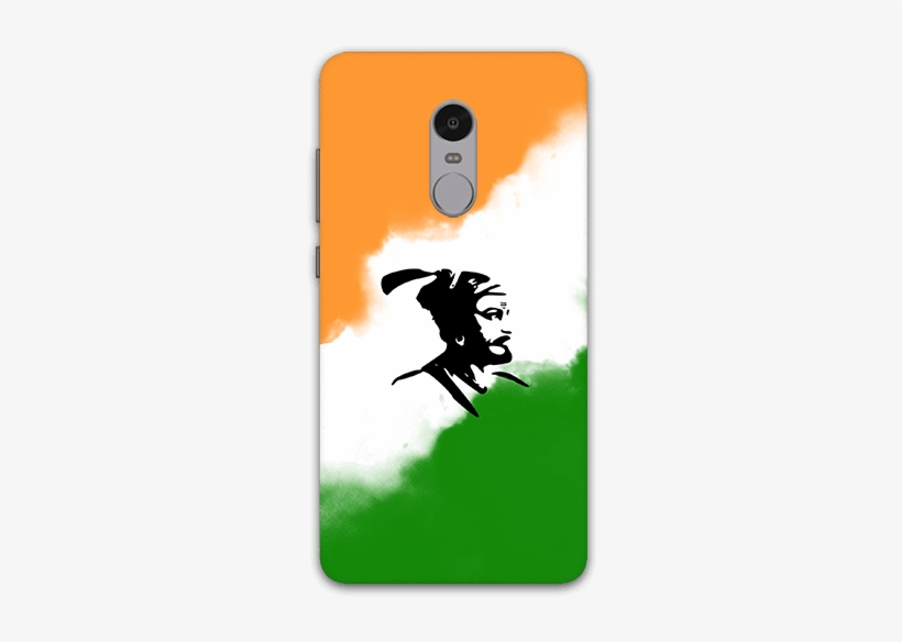 Shivaji With Indian Tricolor Redmi 5 Plus Mobile Back - Mobile Phone, transparent png #2691300