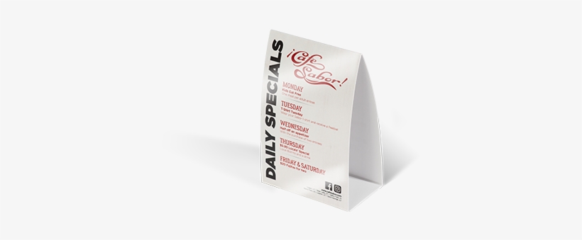 Table Tents Table Tents - Sketch Pad, transparent png #2691634