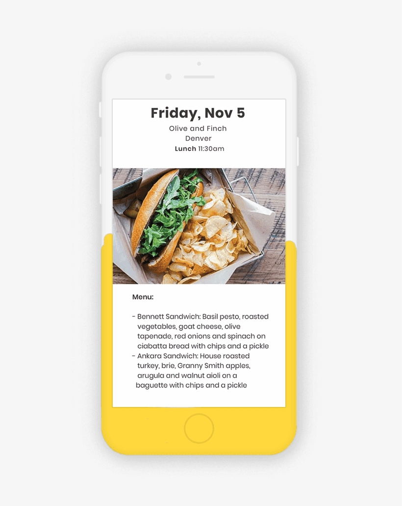 Corporate Catering Service Meal Program Example Corporate - Denver, transparent png #2691753