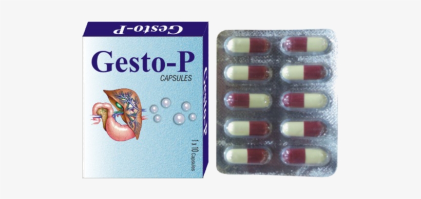 Gesto-p Capsule - Gesto Capsules, transparent png #2691781