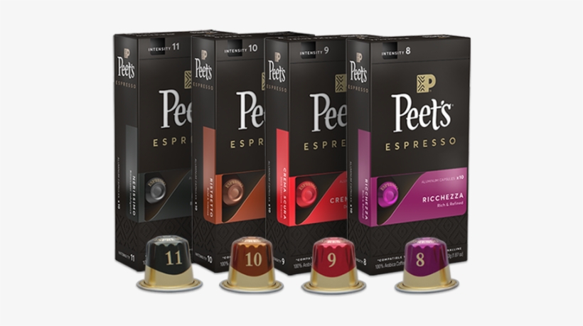 Espresso Capsules Sampler - Peet's Coffee Espresso Capsules Variety Pack, transparent png #2691845