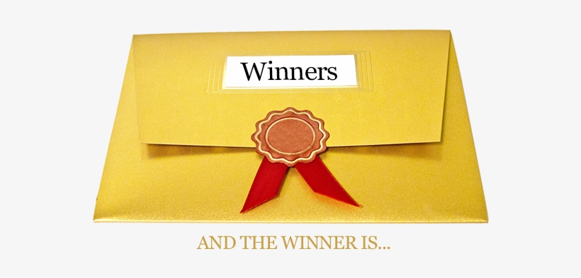 Click The Envelope Above For A List Of Past Winners - Award Winners, transparent png #2691933
