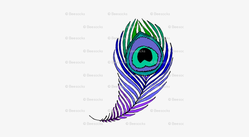 giant peacock feathers