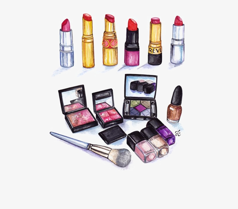 Mac Cosmetics Drawing Lip Gloss Illustration - Wife On Leave Varanasi Menu, transparent png #2692306
