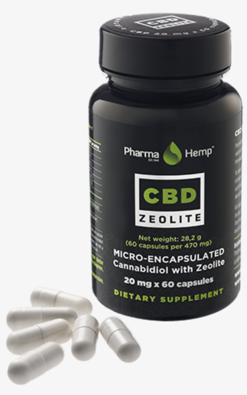 Cbd Zeolite Capsules 20 Mg - Cannabidiol, transparent png #2692370