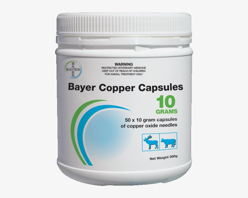 Bayer Copper Capsules 10 Grams - Bayer, transparent png #2692587
