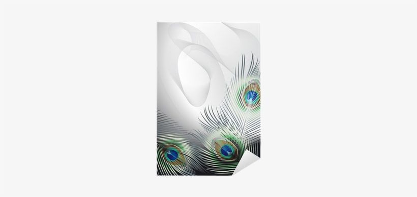 Peacock Feather Fantasy Shower Curtain, transparent png #2693139