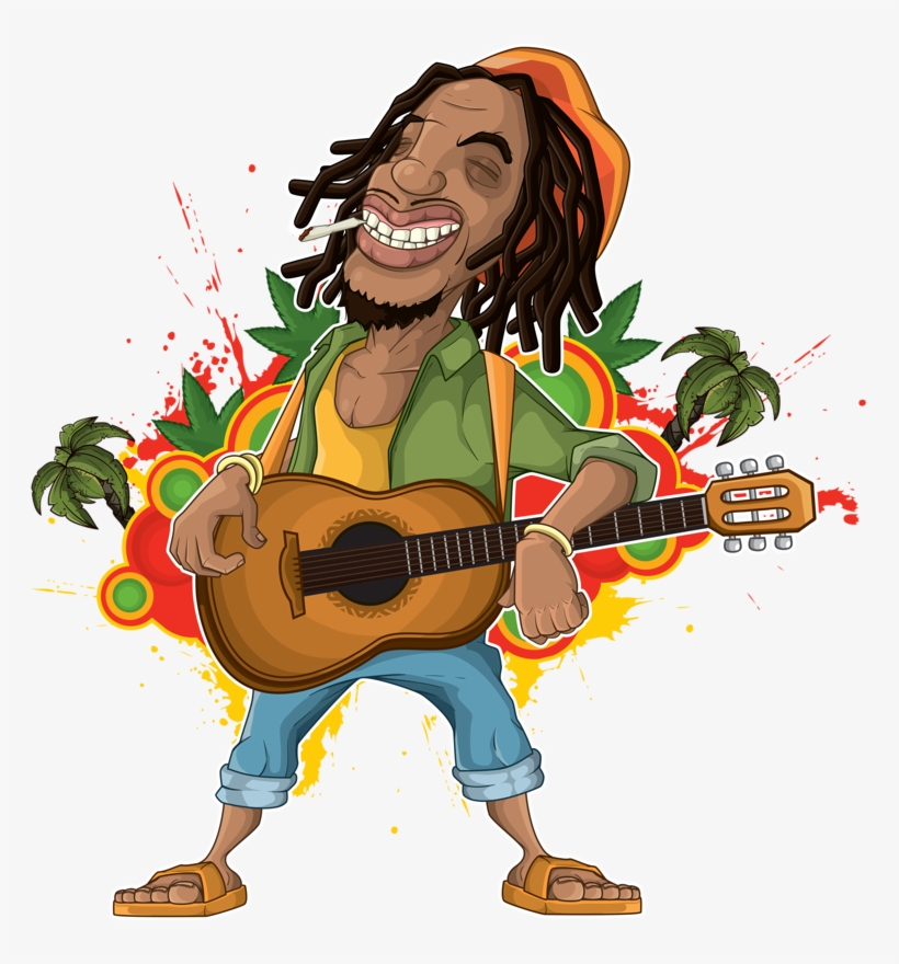 Flute Images - Rastaman Cartoon, transparent png #2693294