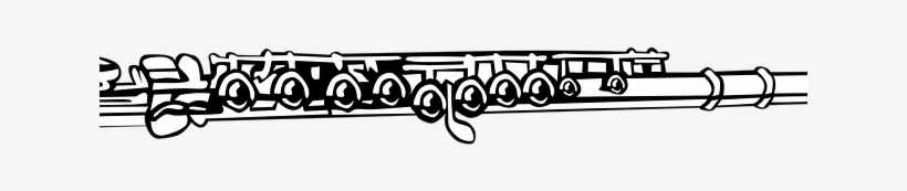 Drawn Fluted Transparent - Flute Clip Art, transparent png #2693298
