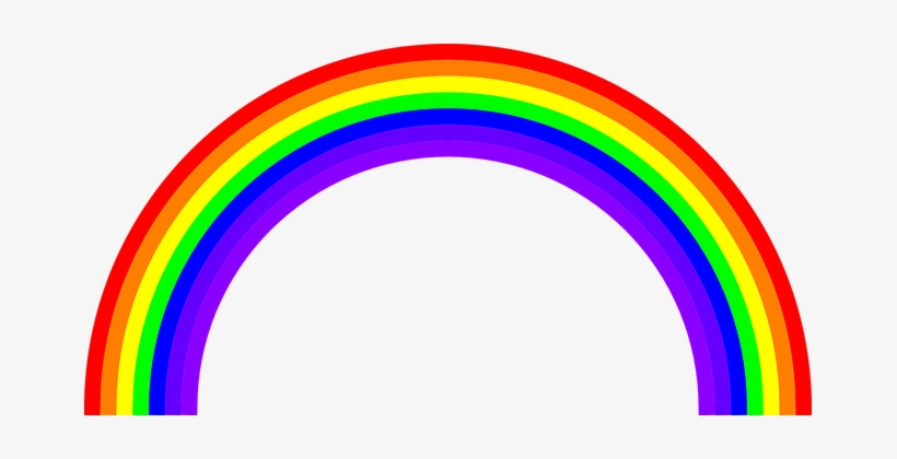 Rainbow Colors Color Rainbows Multicolored - Animated Rainbow, transparent png #2694011