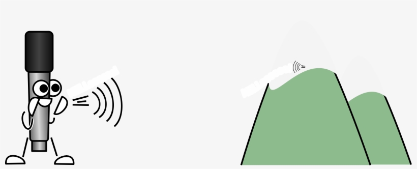 This Free Icons Png Design Of Mike The Mic With Echoing, transparent png #2694278