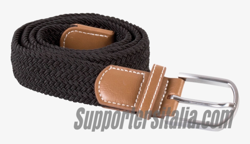 Brad Belt - Ceinture Tressée Élastiquée - Kp805 - Noir, transparent png #2694587