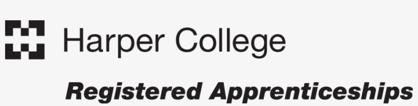 Registered Apprenticeships Black & White 300 Dpi - Harper College, transparent png #2694590