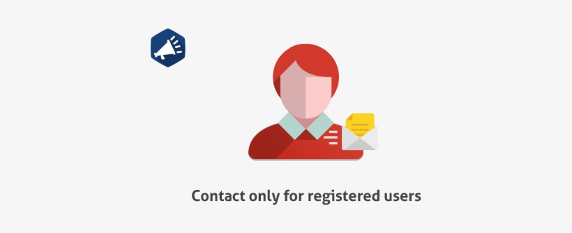 Contact For Registered - Graphic Design, transparent png #2694809
