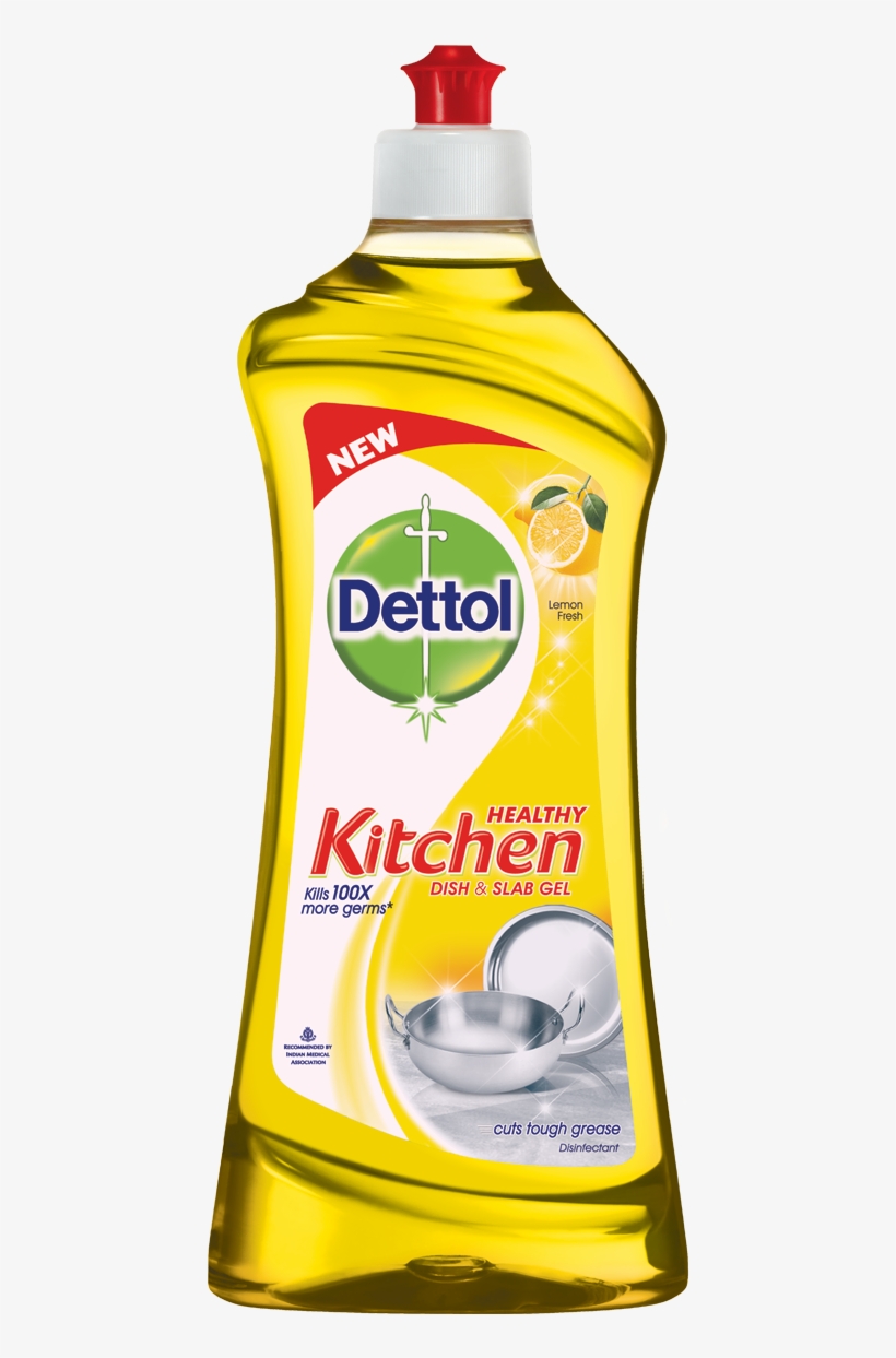 Dettol Healthy Kitchen Dish And Slab Gel - Dettol Kitchen, transparent png #2694940