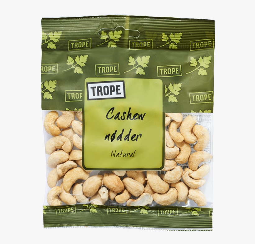 Trope Natural Cashew Nuts - Trope Ristede & Saltede Cashew Nødder 50 G, transparent png #2695518