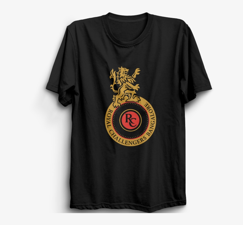 Cricket Half Sleeve Tagged "royal Challengers Bangalore" - Active Shirt, transparent png #2695625