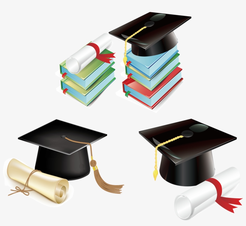 Cap And Diploma Png - Birrete Y Diploma, transparent png #2695745