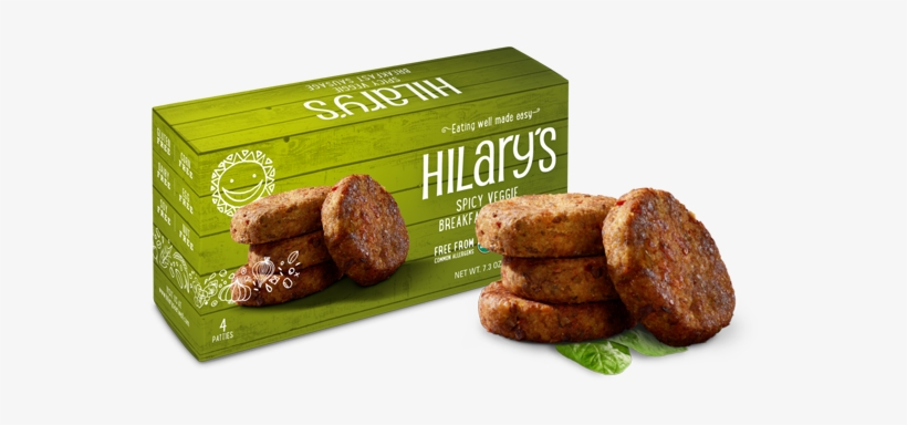 Ingredients - Hilary's Spicy Veggie Breakfast Sausage, transparent png #2695940