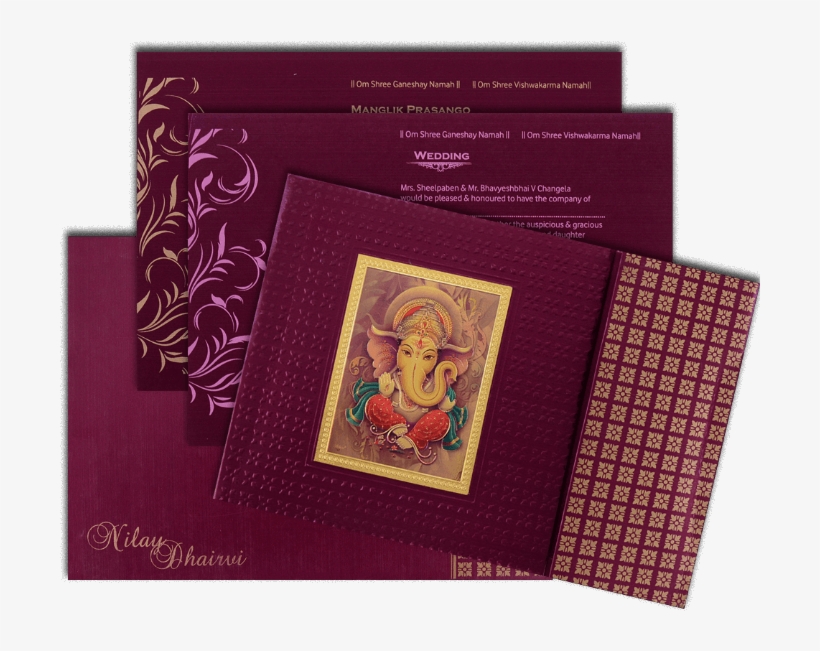 Hard Bound Wedding Cards - Christmas Card, transparent png #2696071