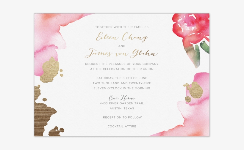 Luxury Wedding Invitations Custom Designed Stationery - Japanese Camellia, transparent png #2696244