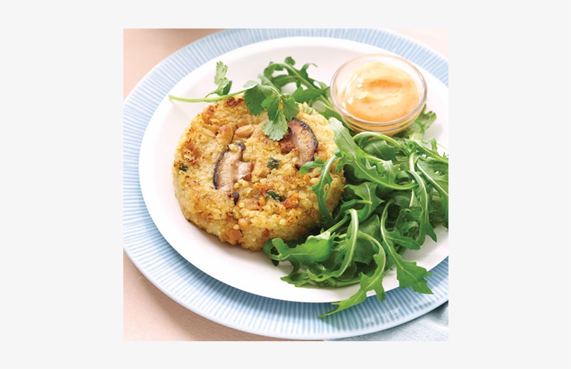 Millet, Tempeh & Mushroom Patties // A Classic Macrobiotic - Fritter, transparent png #2696418