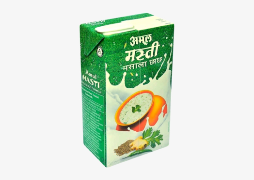 Amul Masti Spiced Buttermilk Tetra Pak, transparent png #2696510