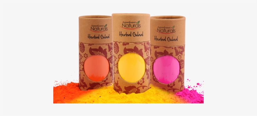 Antarkranti Herbal Gulal [herbal Holi Hamper] - Circle, transparent png #2696663