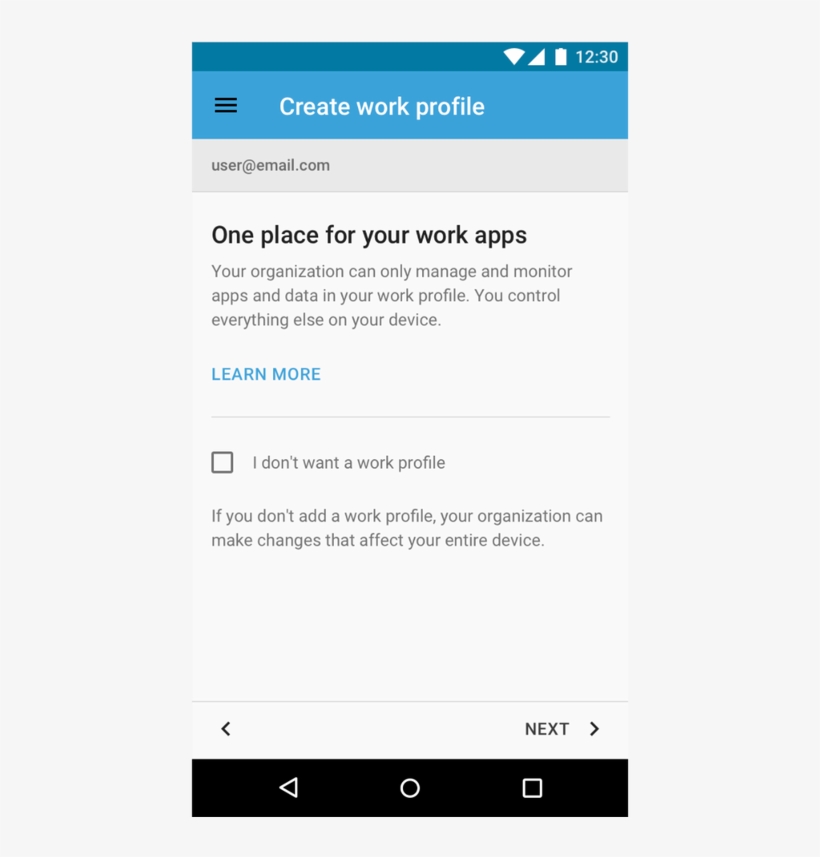 Mdm2bwork2bprofiles2b2 - Android 7 Profil Professionnel, transparent png #2696710