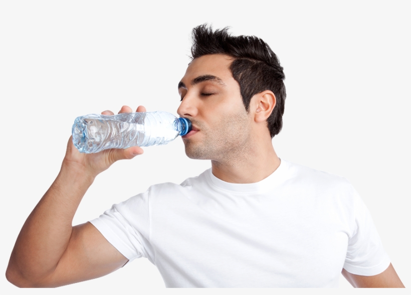 El Aqua Engineering Concepts Clip Art Black And White - Man Drinking Water Png, transparent png #2696898