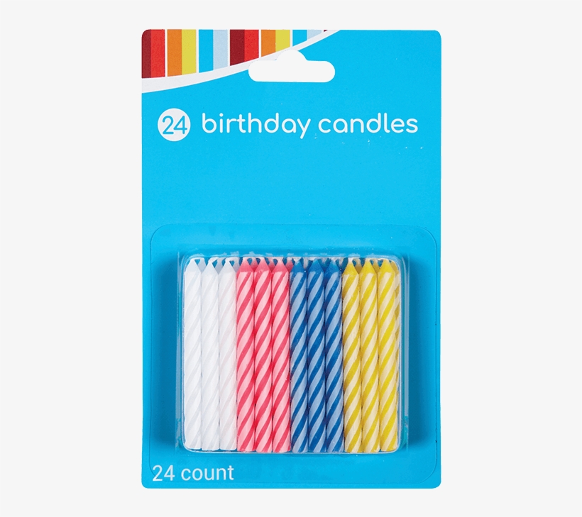 Birthday Candles 24 Count - Birthday, transparent png #2697287