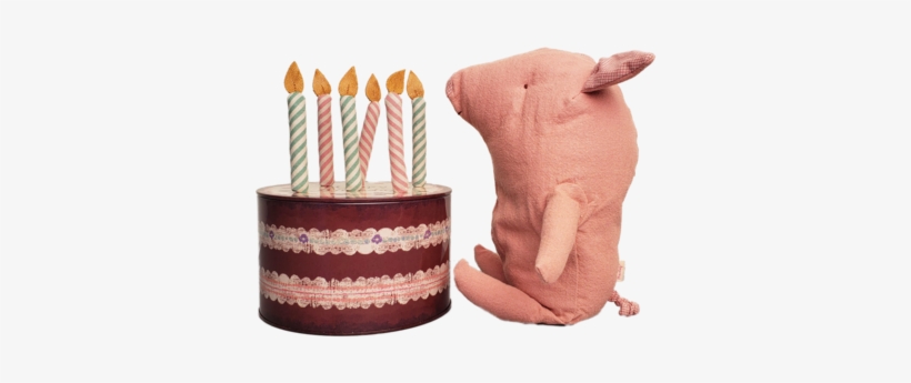 Birthday Cake & Candles With Pig - Maileg Födelsedagljus I Tårtabox, transparent png #2697455