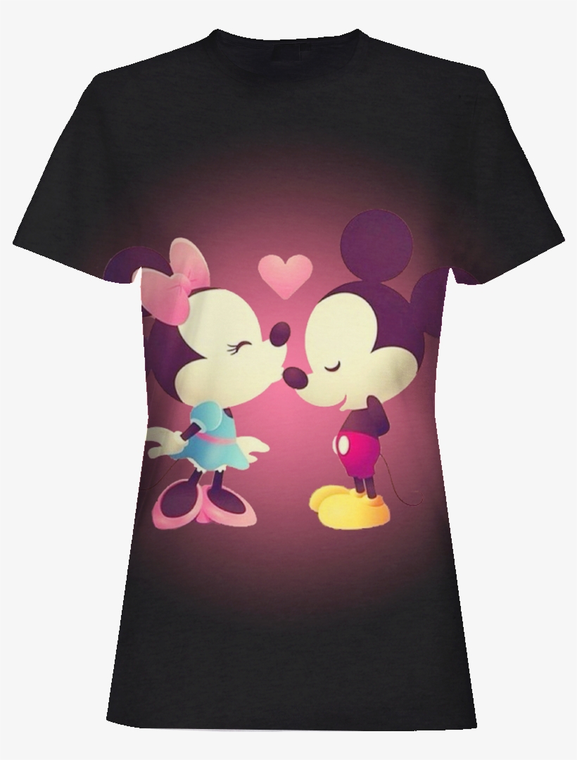 Anime Mickey Mouse 3d T-shirt - Iphone Wallpaper Minnie And Mickey Mouse, transparent png #2697541