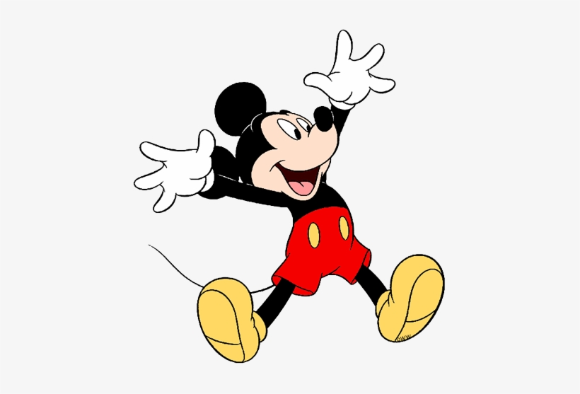 Cheering Horrified Mickey Mickey Mouse - Disney Mickey Mouse Spinning Water Filled Teether,, transparent png #2697685